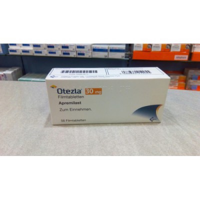 Фото препарата Отезла Otezla (Апремиласт) 30 мг/56 таблеток
