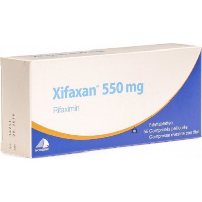 Фото препарата Ксифаксан Xifaxan 550 Mg (Rifaximin) 28x550mg